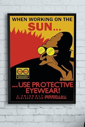 (pster11052) Futurama Eğlenceli Mizahi Çerçeveli Tablo (50x70cm)