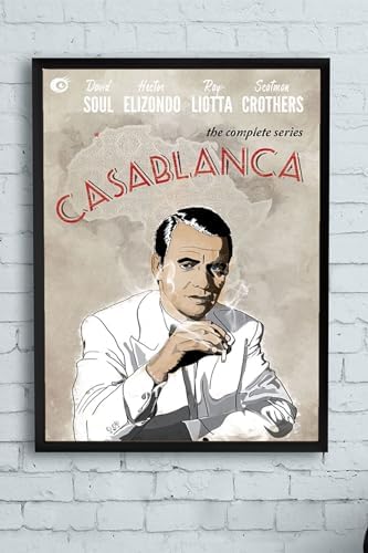 (pster10430) Casablanca-kazablanka Film Afişi Çerçeveli Tablo 4 (40x50cm)