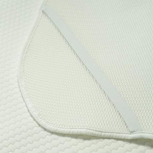 ORSA Y-74B Alptex 3 Boyutlu Kumaş Teknolojisiyle Üretilmiş Terletmeyen Bambulu Yatak Pedi, Beyaz, 90X190 Cm - Görsel 3