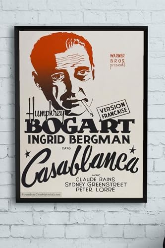 (pster10438) Casablanca-kazablanka Film Afişi Çerçeveli Tablo 5 (50x70cm)