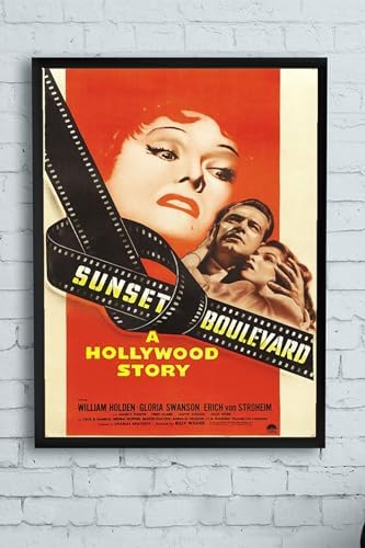 (pster13468) Sunset Boulevard-sunset Bulvarı Film Afişi Çerçeveli Tablo (21x30cm)