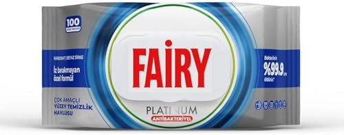 Alternative view of Platinum Antibakteriyel Yüzey Temizlik Havlusu 100 Yaprak | Beyaz Sirke & Karbonat | 48 Saat Temizlik Etkili | İz Bırakmayan Formül