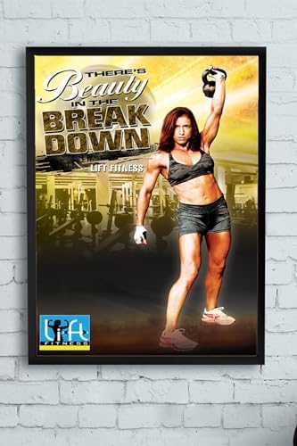 Alternative view of (pster10100) Beauty Fitness Vücut Geliştirme Body Building Fitness Çerçeveli Tablo (40x50cm)
