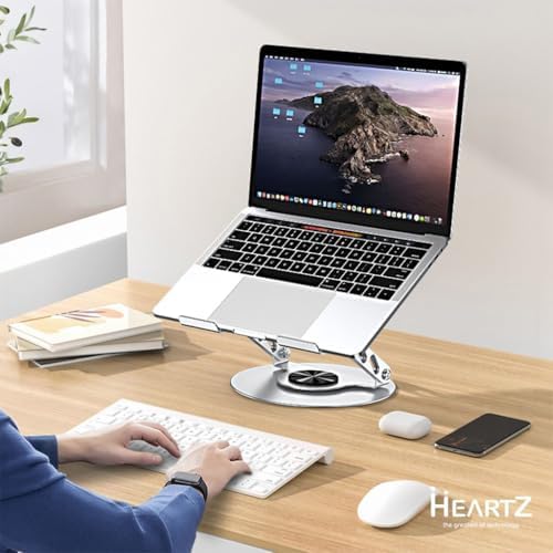 Alternative view of 360 DERECE SONSUZ POZİSYONDA DÖNEBİLEN KATLANABİLİR METAL ALAŞIMLI YÜKSEKLİK VE AÇI AYARLI KAYDIRMAZ TABLET NOTEBOOK VE LAPTOP STANDI (LAPTOP NOTEBOOK VE TABLET STANDI N4)