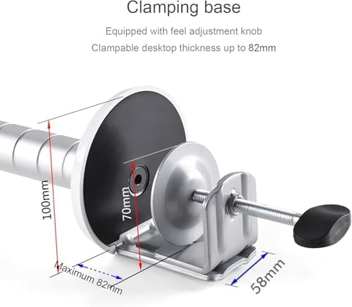 Alternative view of Notebook ve Tablet Stant, 10-16" Dizüstü Bilgisayar ve 4.7-12.9" Tablet 2 Hareketli Ayarlanabilir Kol, Ergonomik Dizüstü Bilgisayar Standı OA-9X (OA-9X)