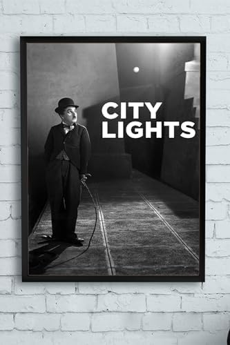 (pster10579) City Lights-şehir Işıkları Film Afişi Çerçeveli Tablo 2 (30 X 40cm)