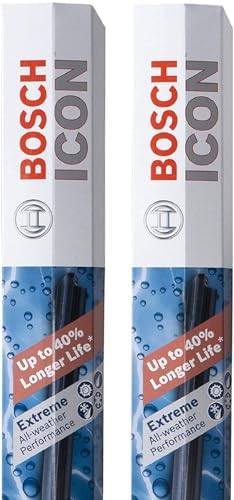 22A22B ICON Beam Wiper Blades - Driver and Passenger - Set of 2 Blades (22A & 22B)