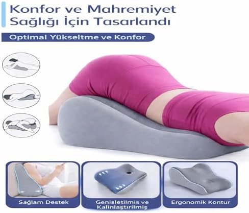 Alternative view of Viscora Premium Pozisyon Yastığı – Üst Segment Ortopedik Destek Minderi, Ergonomik Visco Tasarım, Bel Kalça Sırt İçin Özel Konfor Deneyimi