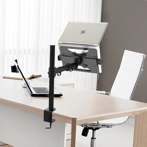 Ayarlanabilir Aliminyum Laptop Standı Vesa Bağlantılı Monitör Kolu Uyumlu EX789