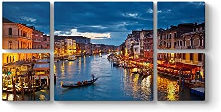 Alternative view of Venice Canal Tablosu 166 x 83-5 Parçalı
