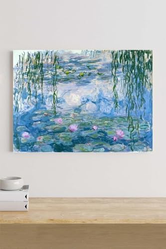 (pster19159) Water Lilies - Nilüferler-claude Sanatsal Kanvas Tablo 40 x 60