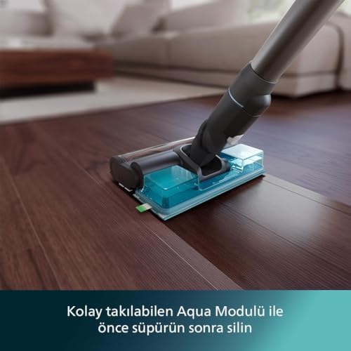 Alternative view of 7000 Serisi Aqua 25.2 V Kablosuz Dik Süpürge, PowerCyclone 12, TriActive Akıllı Başlık, 80 dk'ya kadar Çalışma Süresi, 3 Aşamalı Filtreleme, XC7053/01