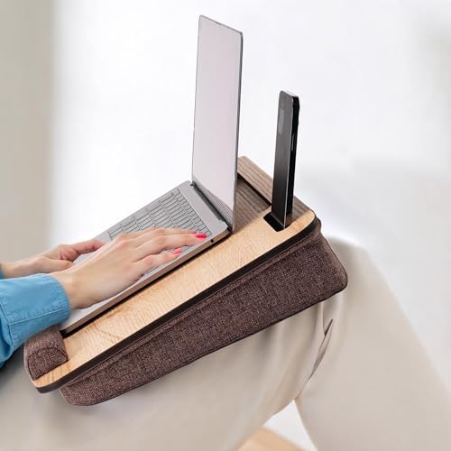 Alternative view of -LS016 Minderli Laptop Sehpası (Meşe)