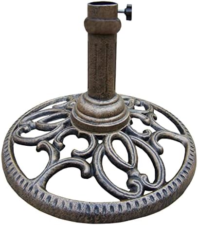 Yuvarlak Şemsiye Standı, Antik Bronz