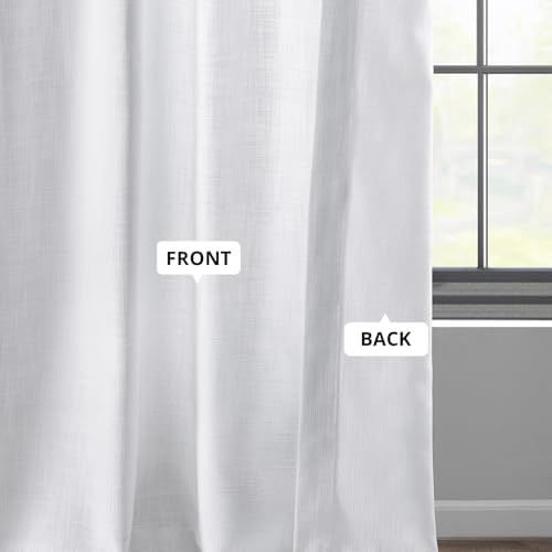 Yarım fiyat Drapes Beyaz 96 x 127 cm Başlık perde tek panel - Görsel 4