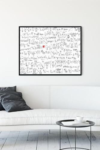 Alternative view of (pster11044) Matematik Formüller Eğitim Çerçeveli Tablo (50x70cm)