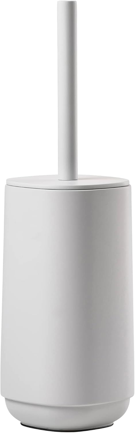 Time tuvalet fırçası, banyo için tuvalet fırçası, çap 10,5 cm, yükseklik 36 cm, yumuşak gri (gri)