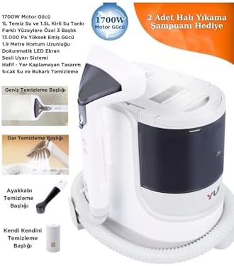 Yui XV12 Pro Max Buharlı Halı Yıkama Makinesi