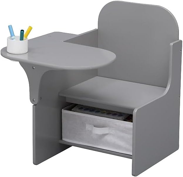 Alternative view of Children DELTA KIDS - gray wood desk