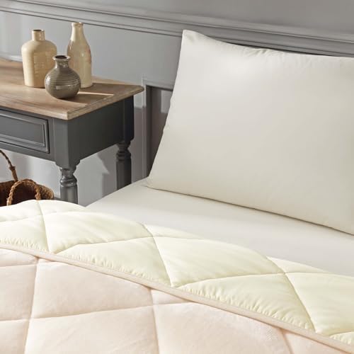 Taç Düz Çarşaf + yastık kılıfı:%100 Pamuk Yorgan+yastık iç dolgu:%100 polyester Uyku Seti, Bej, Çift Kişilik - Görsel 3