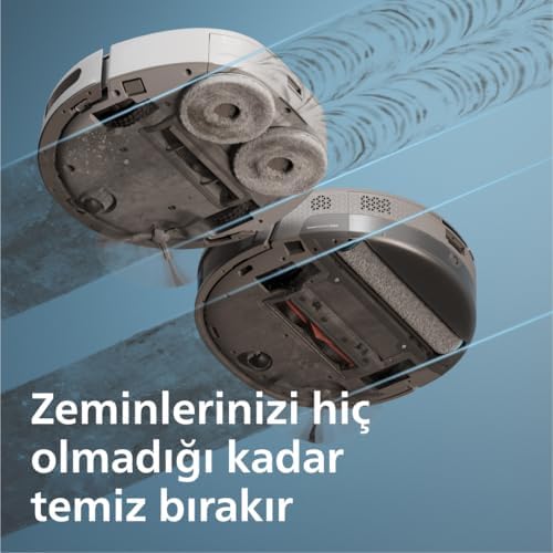Alternative view of 9000 Serisi Süpürge, Islak ve Kuru Temizlik, Bakterilere Karşı%99.9 Etkili, Yüksek Emiş Gücü, Uygulaması ile Uzaktan Kontrol, XU9100/10