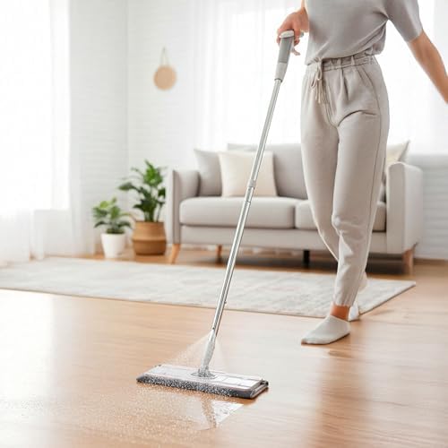 Alternative view of Yeni Nesil Mandallı Sprey Mop - Dahili Su Hazneli, Tüm Bezlerle Uyumlu Kompakt Mikrofiber Temizlik Seti