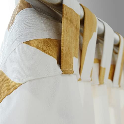 Price Drapes PRTW-D23C-120 Baskılı Pamuklu Perde (1 Panel), 50 X 120, Mekke Altın - Görsel 3