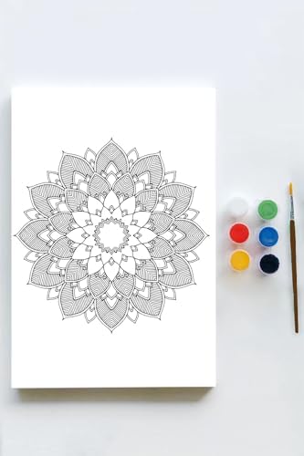 Alternative view of (pster21595) Mandala Tuval Kanvas Tablo Boyama Hobi Seti 4 (50x70cm)