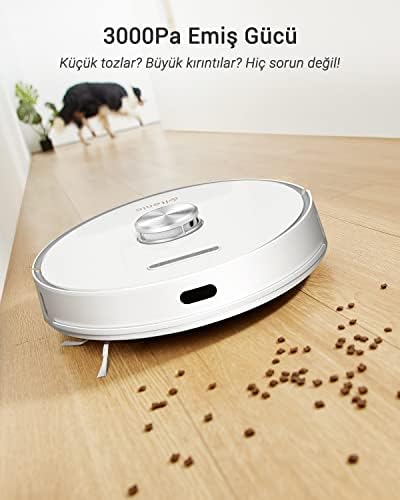 Alternative view of Ultenic T10 Otomatik Çöp İstasyonlu Süpürge, 3000Pa, Beyaz