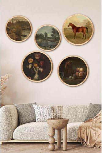 Alternative view of Notpa Dekorize Mdf 5 Parça Çerçeve Görünümlü Tablo Set 5005, TYC9MUXL5N171007550182969