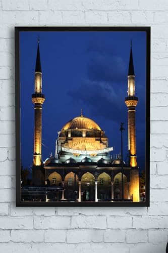 Alternative view of (pster10352) Camii Kutsal Mekan Çerçeveli Tablo (50x70cm)