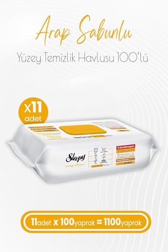 Alternative view of Arap Sabunu Katkılı Yüzey Temizlik Havlusu 100 x 11 Adet (1100 Yaprak)