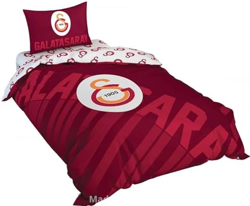 TAÇ Lisanslı Nevresim Takımı Gs Kırmızı Logo Nevresim Takımı Çok Renkli Tek Kişilik