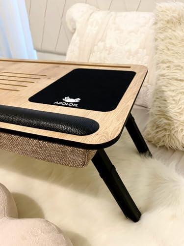 Alternative view of Axolotl SUPPLYPLUS safir Telefon Tablet Bölmeli Katlanır Ayaklı Minderli Laptop Sehpası Bilgisayar Çalışma Masas