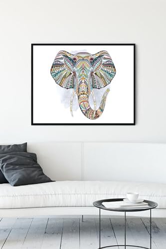 (pster10997) Fil Sanatsal Çerçeveli Tablo (50x70cm)
