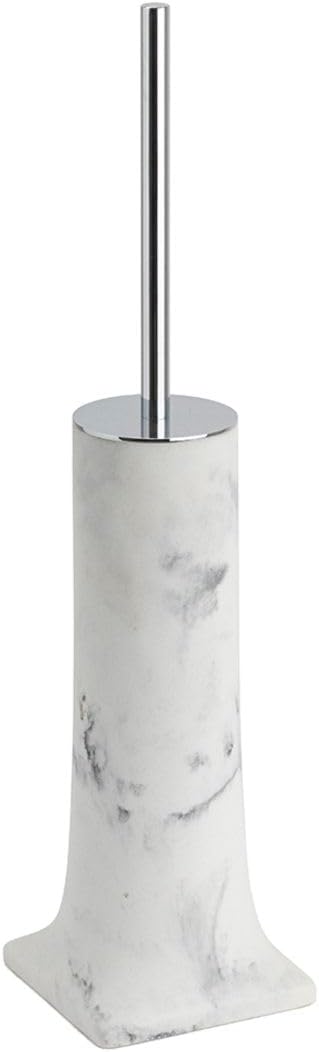 Banyo Klozet Frıçası Mermer Desenli-Krom Renk 422X105X105 Mm Beyaz Tek Ebat Ba4006 009 R3-Cr