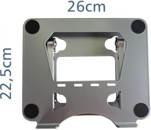 DYT-815 Metal Ergonomik Uyumlu Katlanabilir Laptop Standı (Silver)