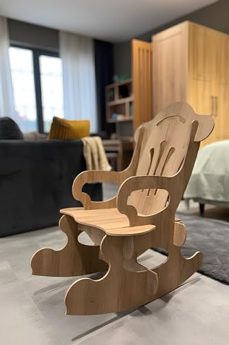 Alternative view of Arion |%100 MDF | Sallanabilir ve Dayanıklı Çocuk Sandalyesi | Ahşap Renk