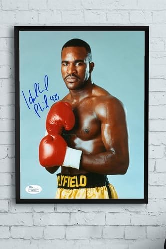 Alternative view of (pster10950) Evander Holyfield Dövüş Çerçeveli Tablo (30 X 40cm)