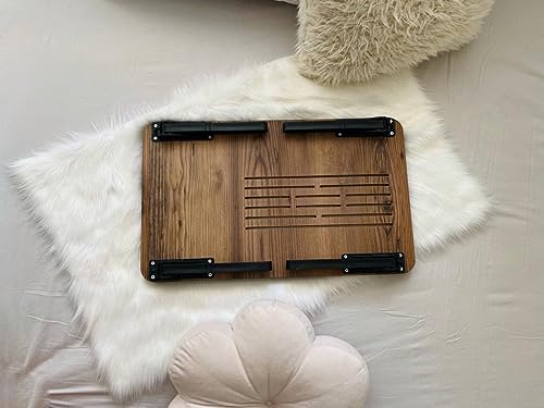 Alternative view of Axolotl Foldaway Telefon ve Tablet Bölmeli Katlanır Ayaklı Laptop Sehpası Notebook Bilgisayar Çalışma Masa Lidya