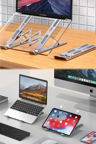 Alternative view of Dizüstü Laptop Yükseltici Alüminyum Stand Ve Notebook Için Taşınabilir Ve Katlanabilir