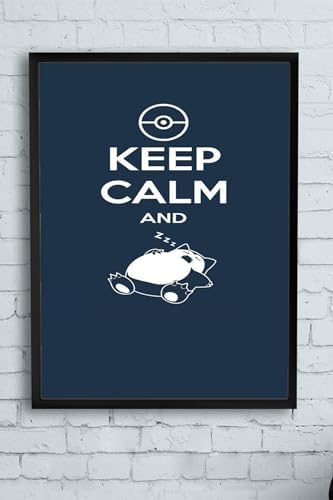 Alternative view of (pster11632) Keep Calm And Sleep Eğlenceli Mizahi Çerçeveli Tablo (40x50cm)