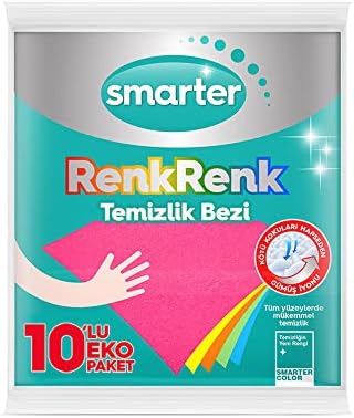 RENKRENK TEMİZLİK BEZİ 10 LU