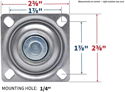 Alternative view of 8296E Serisi 3 İnç 6 Kollu Tasarımcı Tekerlek, Fildişi, 4 Adet