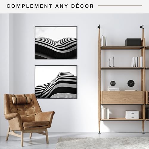 MCS Orijinal Poster Çerçevesi, 50 x 60 cm, Siyah, 2'li Set