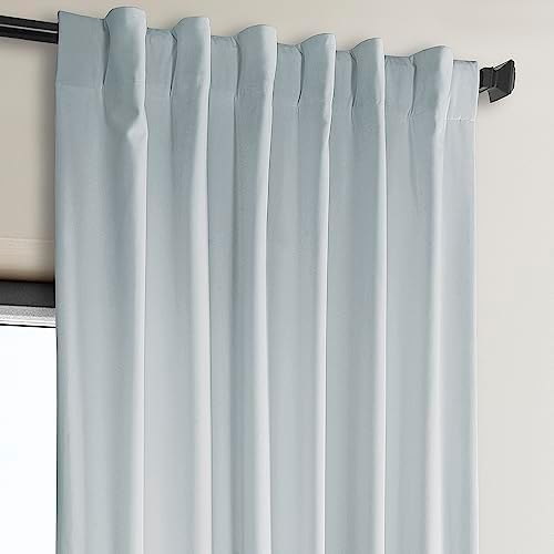 Alternative view of Price Drapes Peluş Perdeler, Yatak Odası ve Oturma Odası için, 50 x 96, VPYC-198594-96 (1 Panel) Kova Mavisi