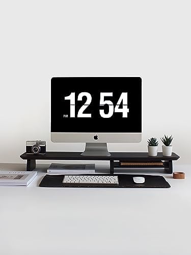 Bilgisayar Yükseltici, Monitör Standı, Ahşap Ekran Yükseltici (Ceviz)