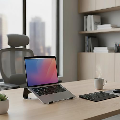 Alternative view of Prexua Fixer Laptop Standı - Notebook Yükseltici Altlık - Metal (Siyah)