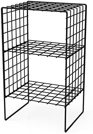 Alternative view of İskandinav Tarzı Siyah Metal Hasır Tel Sehpa
