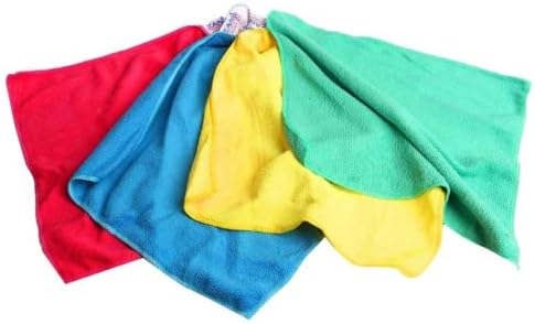 Alternative view of Mikrofiber Temizlik Bezleri 4’lü Paket, Daha Yumuşak Yüksek Emici, Ev, Mutfak, Araba, Pencere Silme ve Hediyeler için Tüy & İz Bırakmayan Tasarım